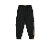 072 | Graffiti Collection | Slogan Print Anthracite Jogger