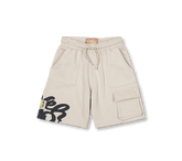 075 | Graffiti Collection | Slogan Print Bermuda Shorts