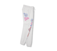 020 | Graffiti Collection | Slogan Print Off-White Jogger