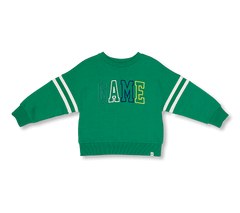 Tennis Collection | Slogan Raised Embroidery Sweatshirt
