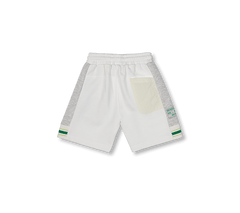 058 | Tennis Collection | Slogan Patch Bermuda Shorts