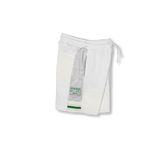 058 | Tennis Collection | Slogan Patch Bermuda Shorts