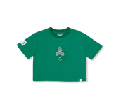 Tennis Collection | Slogan Print Crop T-Shirt