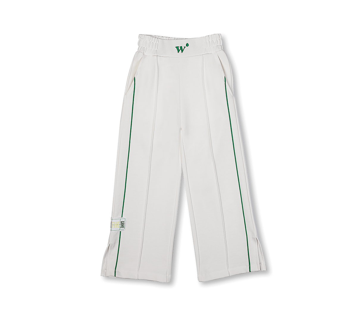 Tennis Collection | Logo Embroidered Trousers