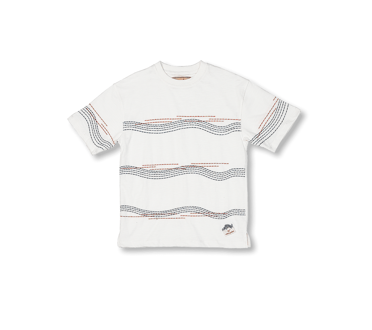 Marine Collection | Slub Jersey Embroidered T-Shirt