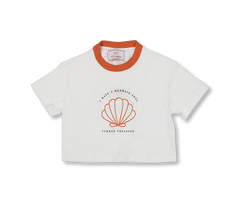 006 | Marine Collection | Shell Sequin Crop Top | Wittypoint