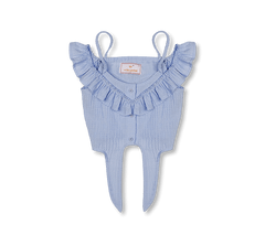 003 | Marine Collection | Graceful Ruffled Crop Top | Wittypoint