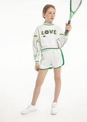 Tennis Collection | Slogan Patch Sports Shorts