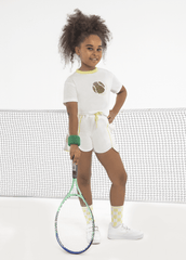 Tennis Collection | Tennis Ball Sequin Detail Tee