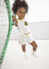 Tennis Collection | Tennis Ball Sequin Detail Tee