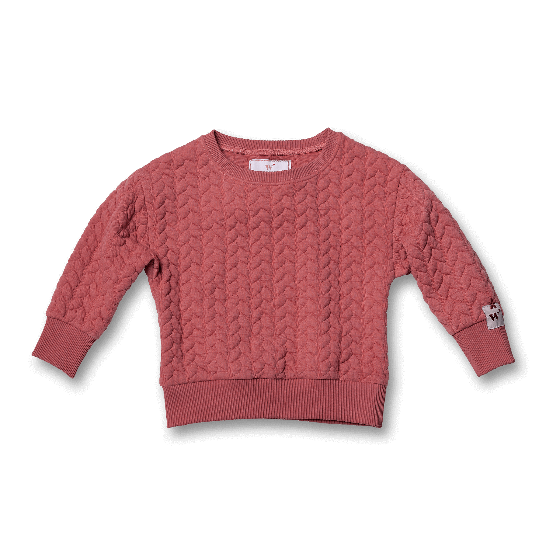 Quilted Jacquard Fabric Sweatshirt Wittypoint