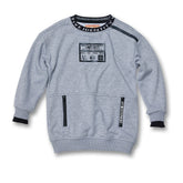 094 | Slogan Print Jersey Sweatshirt