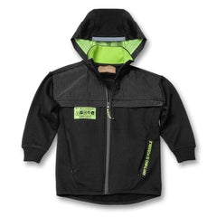 095 | Slogan Print Zip Hoodie