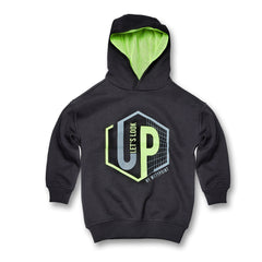 Reflective Slogan Print Hoodie