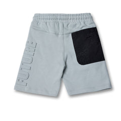 Slogan Print Bermuda Shorts