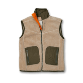 099 | Dual Fabric Teddy Gilet