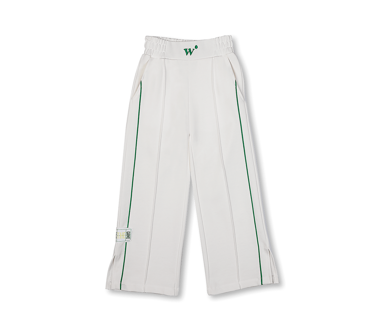 Tennis Collection | Logo Embroidered Trousers