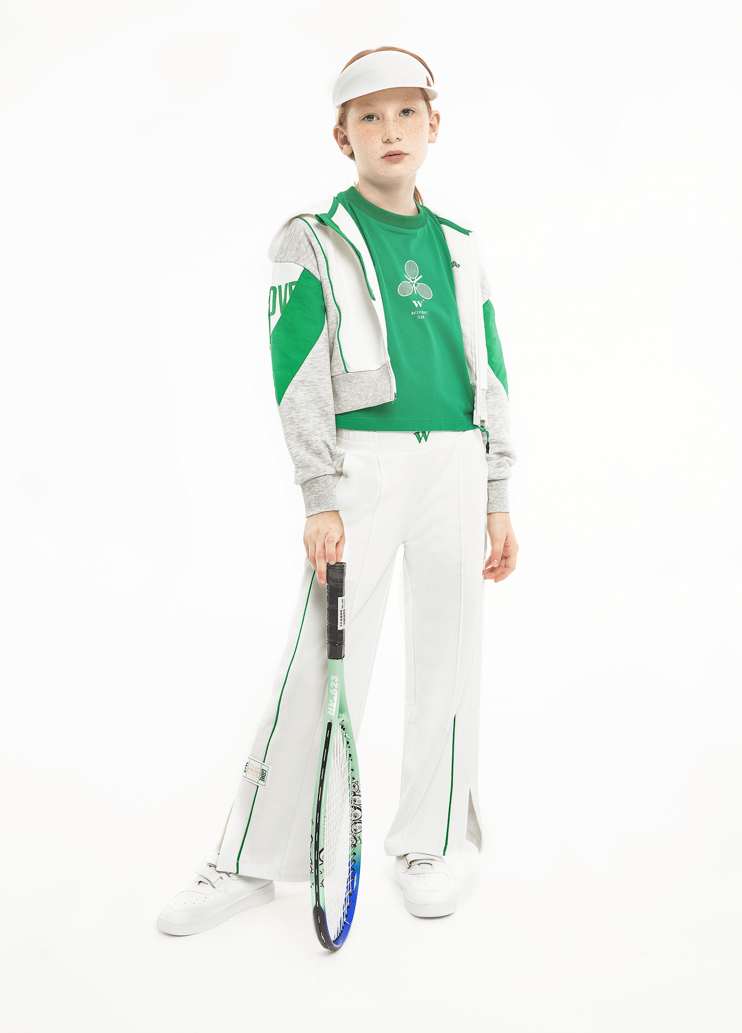 Tennis Collection | Logo Embroidered Trousers
